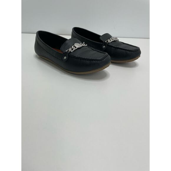 Nautica Raintree Logo Chain Loafer Shoes Slip On Flats Black Women's Sz US 7.5 - Picture 4 of 6
